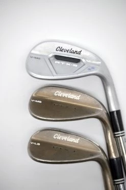 GolfRoots Cleveland RTX-3 Series 50, 54, 58 Degrees Wedge Set S Flex