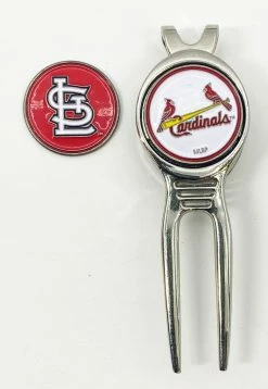 Golf Augusta Major League Baseball MLB Golf Divot Repair Tool Ballmark Silver PICK -SINGLE IRONS Shop mbltool328