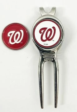 Golf Augusta Major League Baseball MLB Golf Divot Repair Tool Ballmark Silver PICK -SINGLE IRONS Shop mbltool334