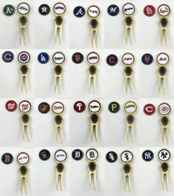 Team Golf MLB Golf Divot Repair Tool Bronze W/ Ballmark PICK YOUR TEAM