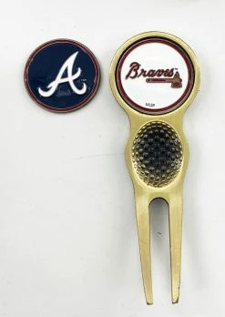 Team Golf MLB Golf Divot Repair Tool Bronze W/ Ballmark PICK YOUR TEAM -SINGLE IRONS Shop mlb tool bronze 689