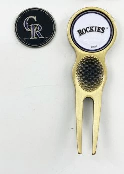 Team Golf MLB Golf Divot Repair Tool Bronze W/ Ballmark PICK YOUR TEAM -SINGLE IRONS Shop mlb tool bronze 704