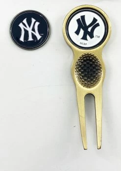 Team Golf MLB Golf Divot Repair Tool Bronze W/ Ballmark PICK YOUR TEAM -SINGLE IRONS Shop mlb tool bronze 707