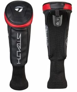 NEW 2022 TaylorMade Golf STEALTH RESCUE Hybrid HEADCOVER Red Black Head Cover