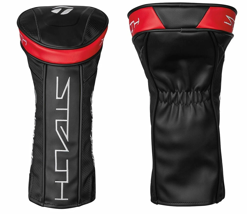 NEW 2022 TaylorMade Golf STEALTH DRIVER HEADCOVER Red Black Club Head Cover 3 NEW 2022 TaylorMade Golf STEALTH DRIVER HEADCOVER Red Black Club Head Cover